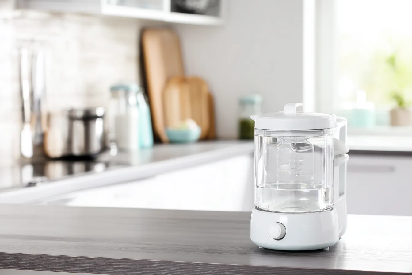 Voorbereiding flesvoeding voor werk